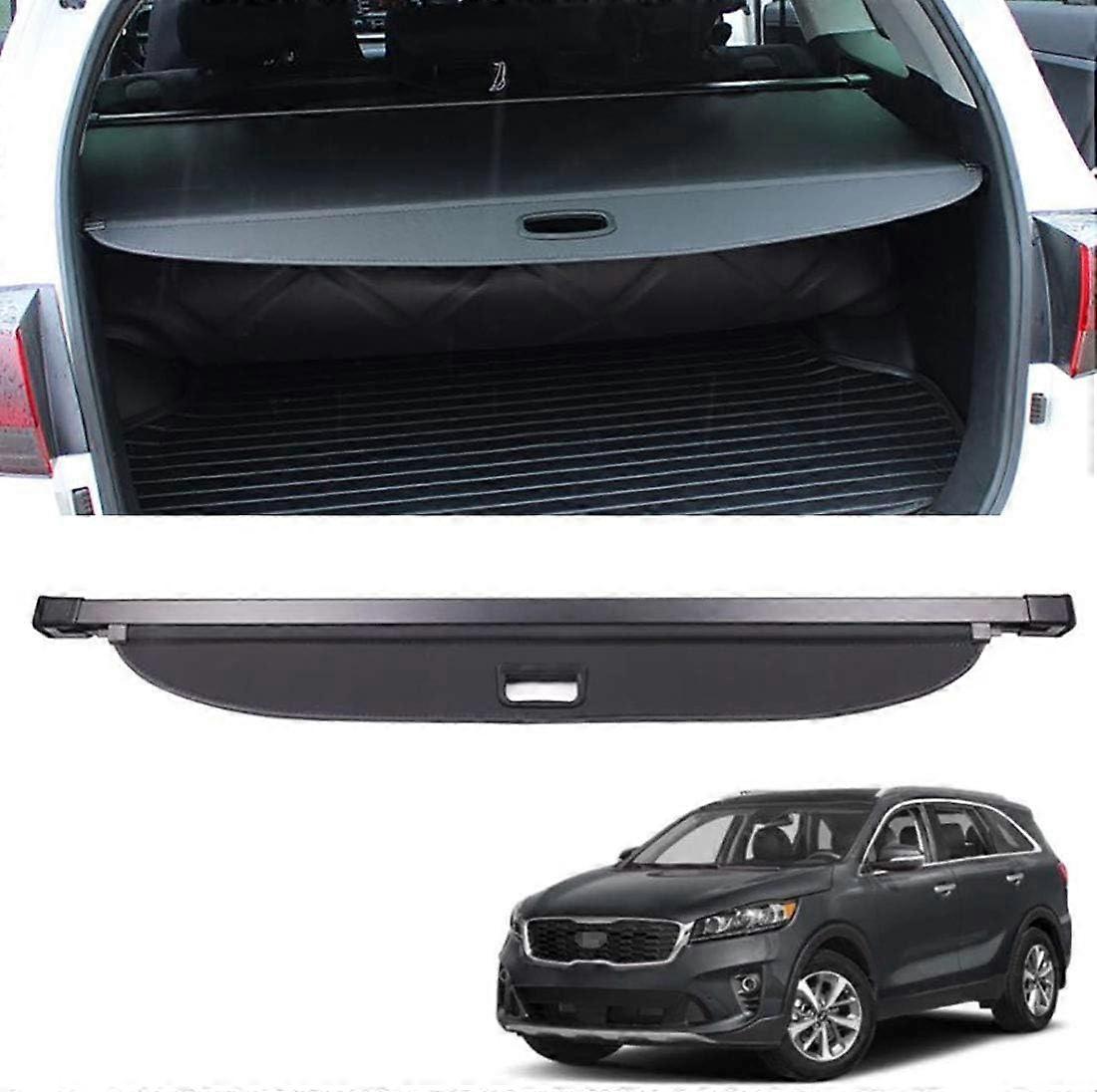 Car Retractable Rear Trunk Parcel Shelf For Kia Sorento 2011 Cargo Cover Privacy Shield Safe Storage