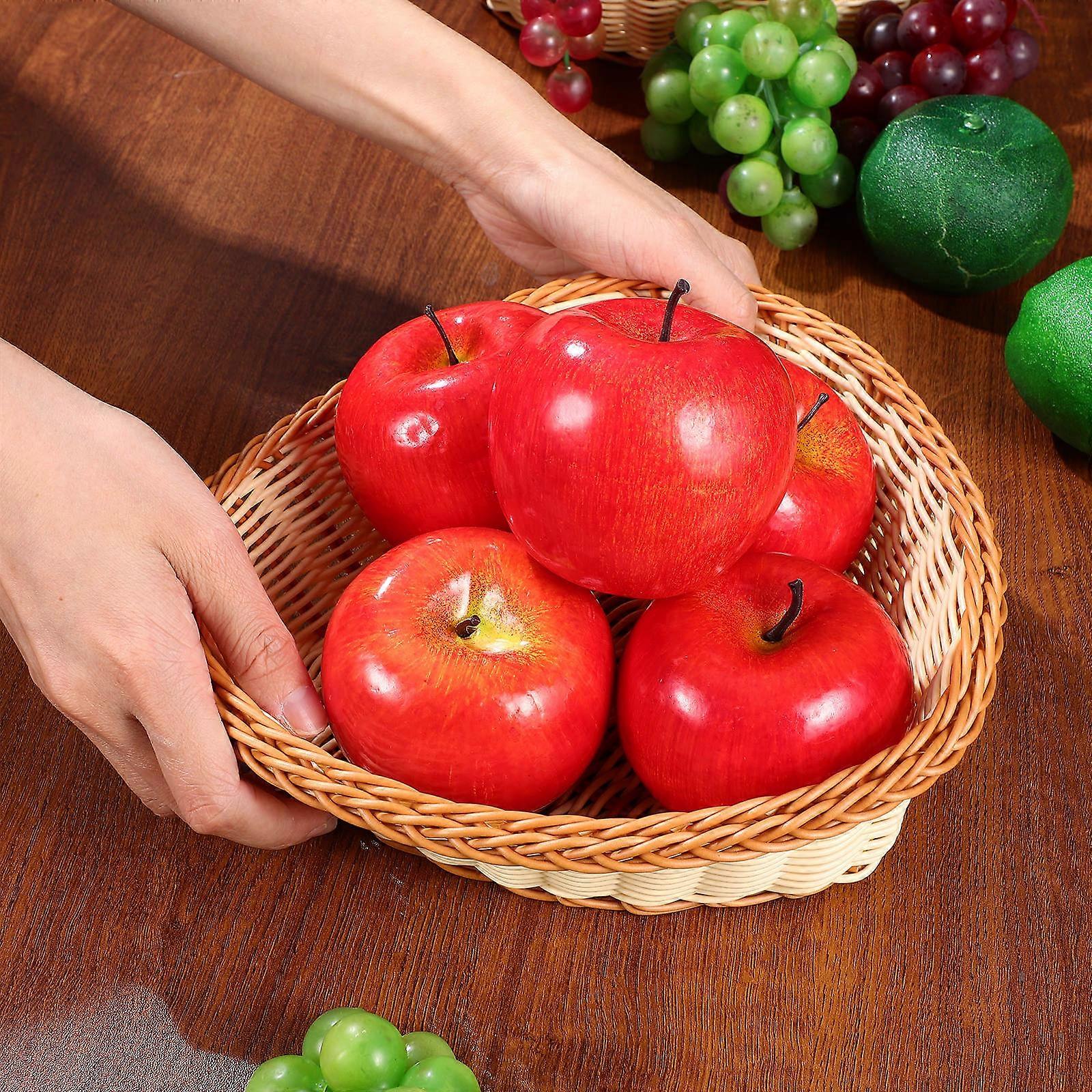 Heart Shaped Storage Basket Woven Basket for Storage 2Pcs Holder