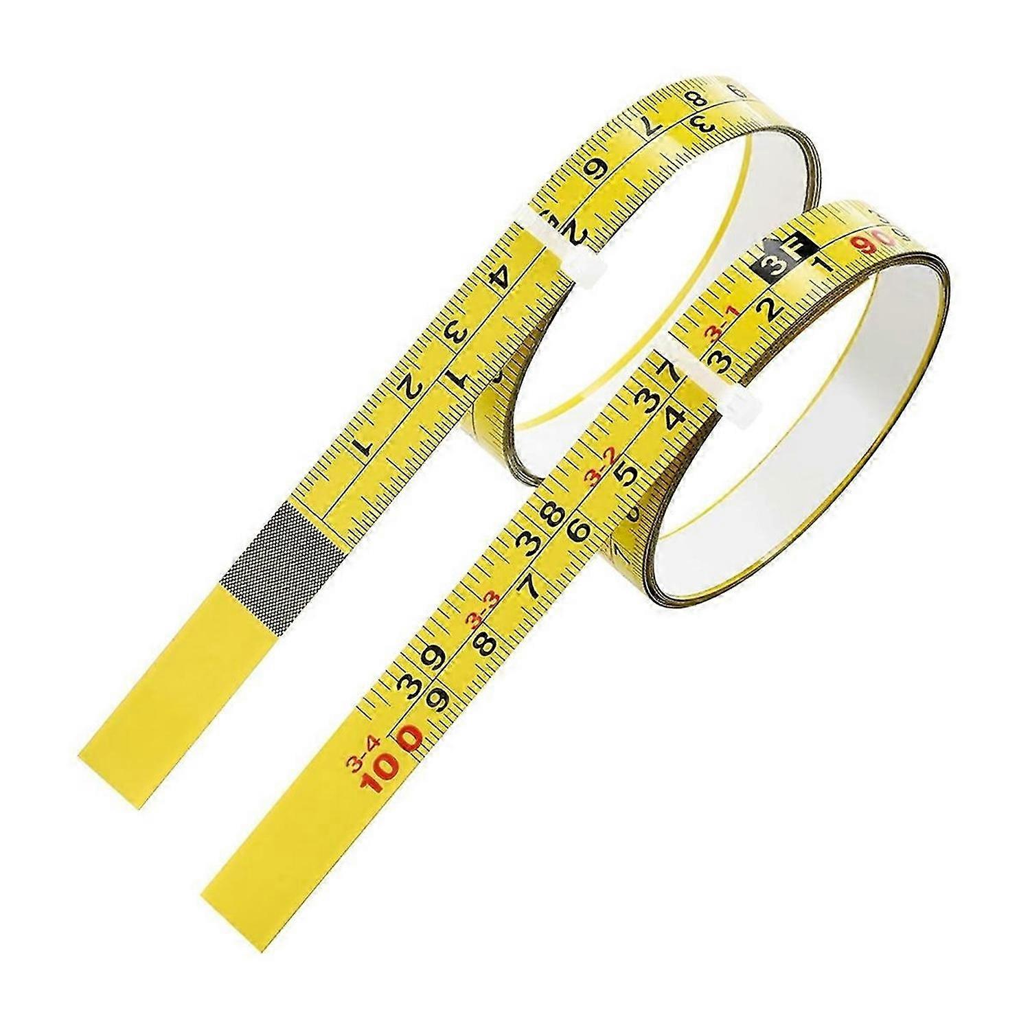 Right to Left Reading 100cm/39-Inch Imperial and Metric Ruler Tape