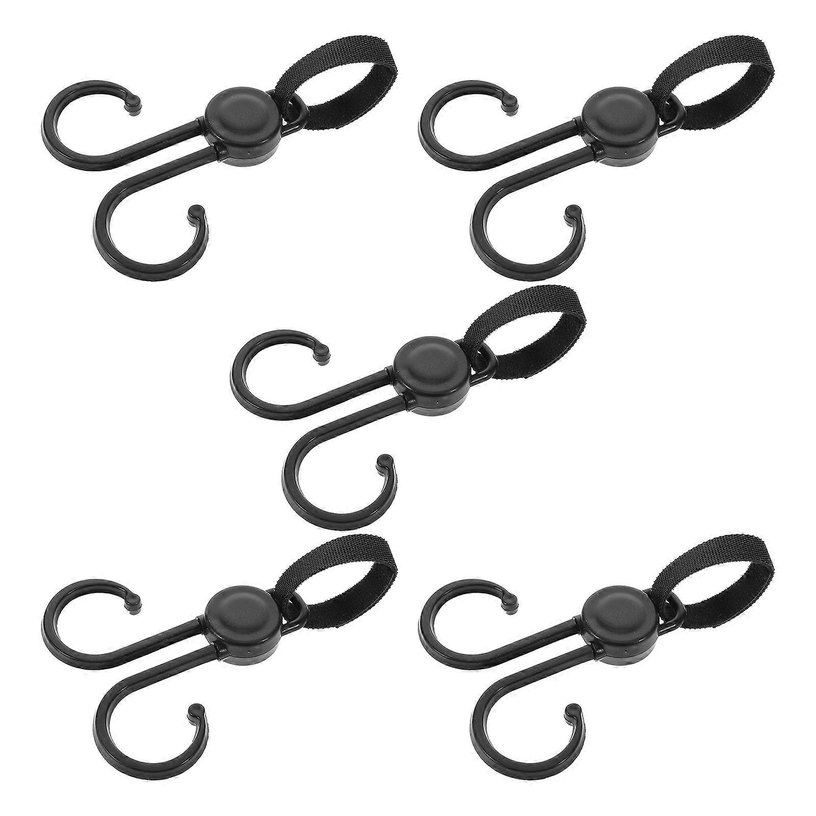 Motorcycle Hook for Storage 5Pcs Stroller Hooks for Diaper Bag Organizer