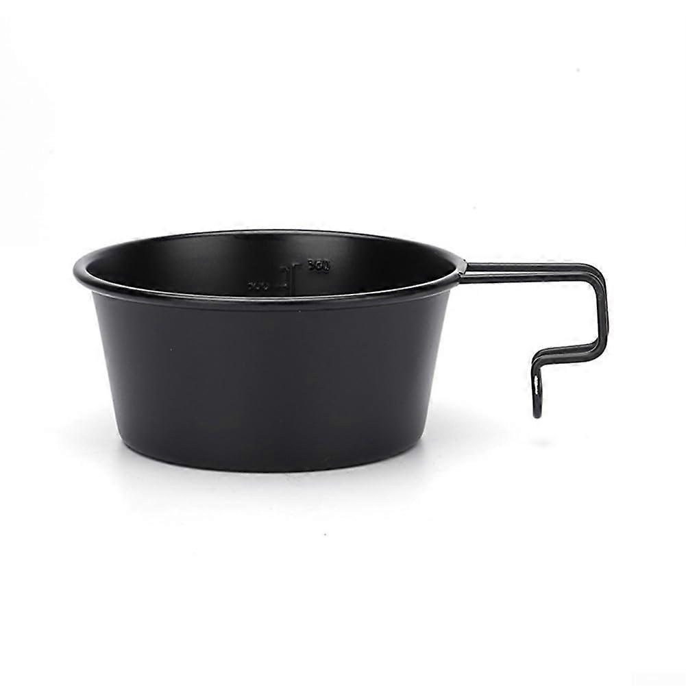 Ergonomic Handle Non Camping Bowl Model 360 Black For Outdoor Cooking And Measuring