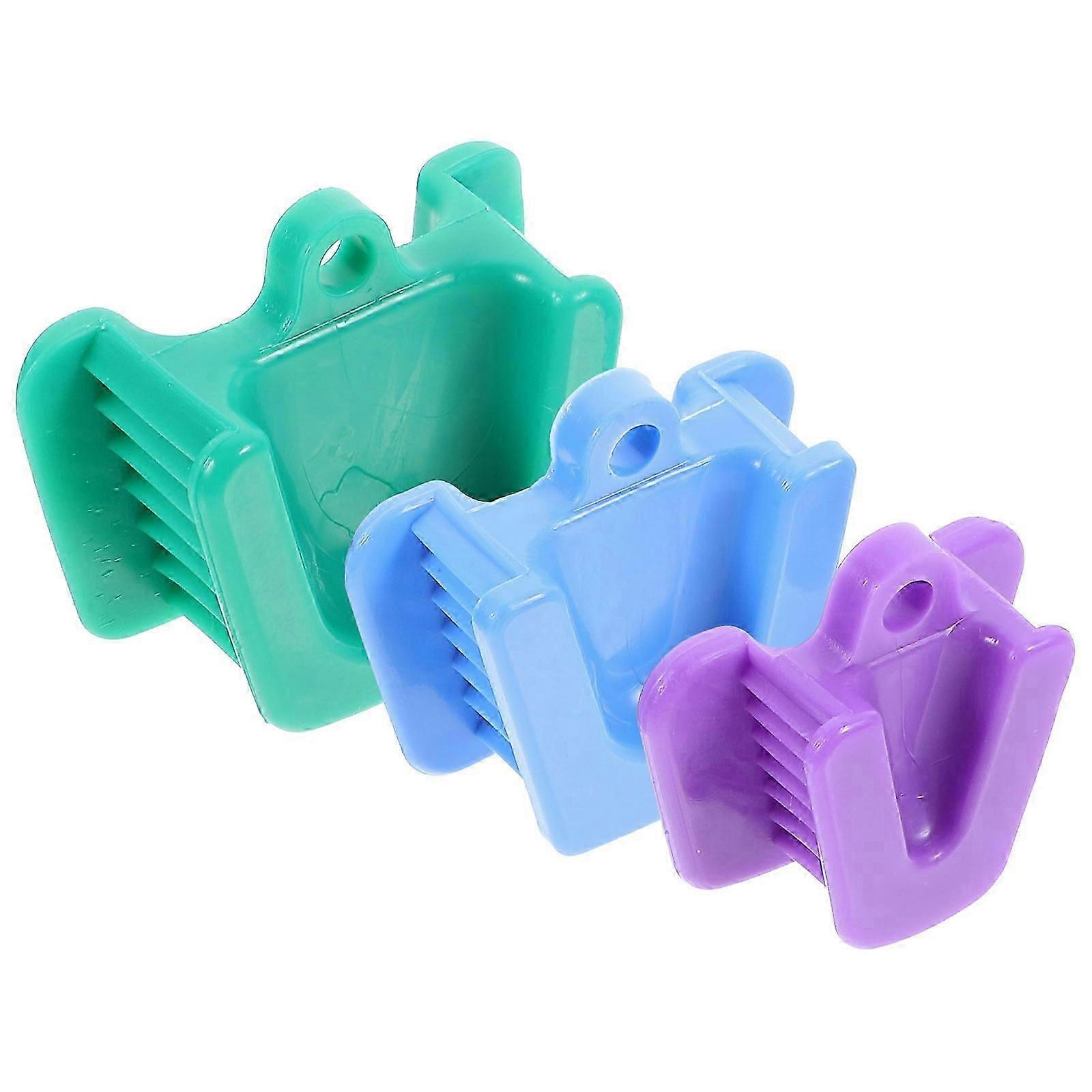 3pcs Bite Block Assorted Oral Bite Pad Teeth Opening Tool Pediatric Mouth Prop