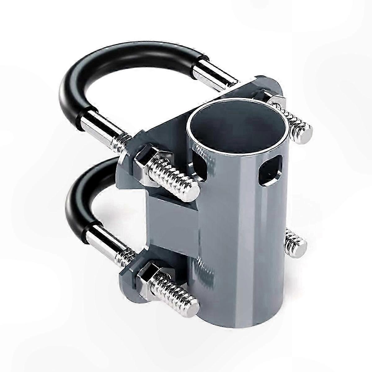 Satellite Dish Mounting Bracket - Universal Roof Mast Adapter for Pole Installation