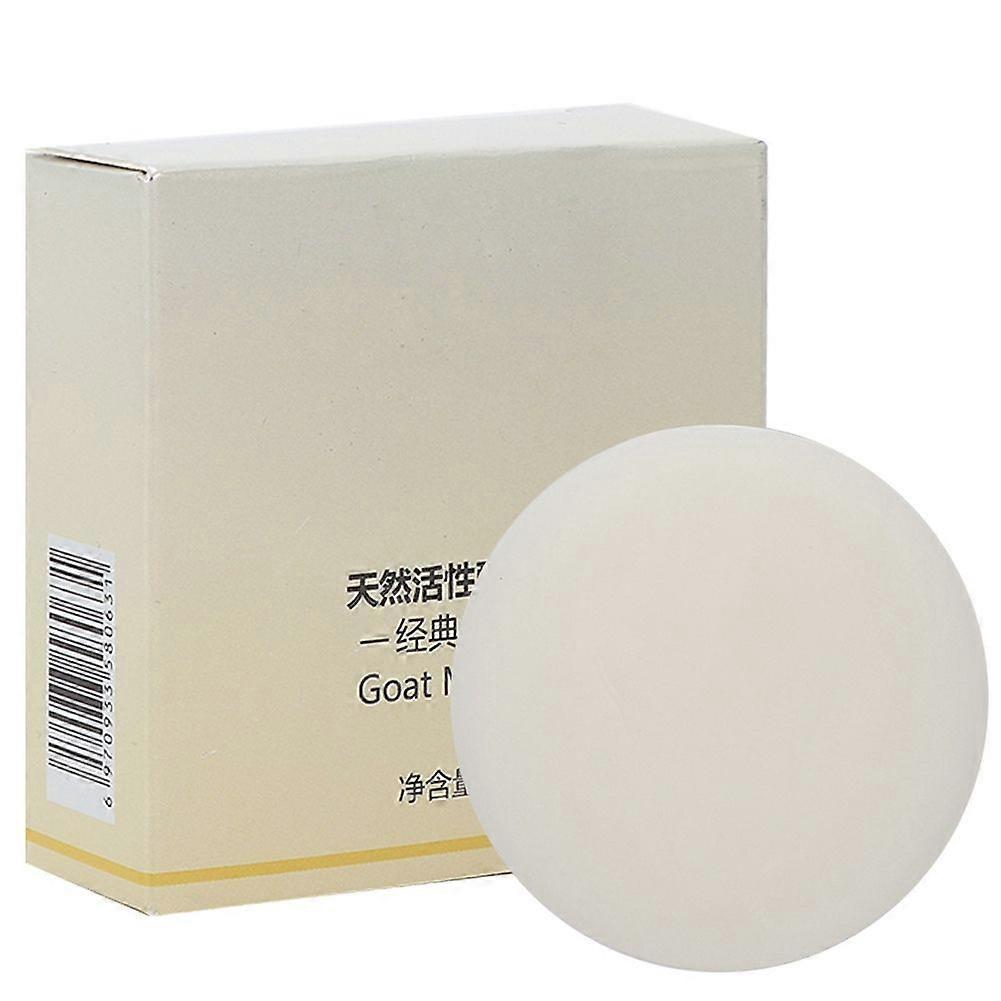 50g Goat Milk Soap Deep Cleansing Moisturizing Pore Shrinking Skin Care Soap