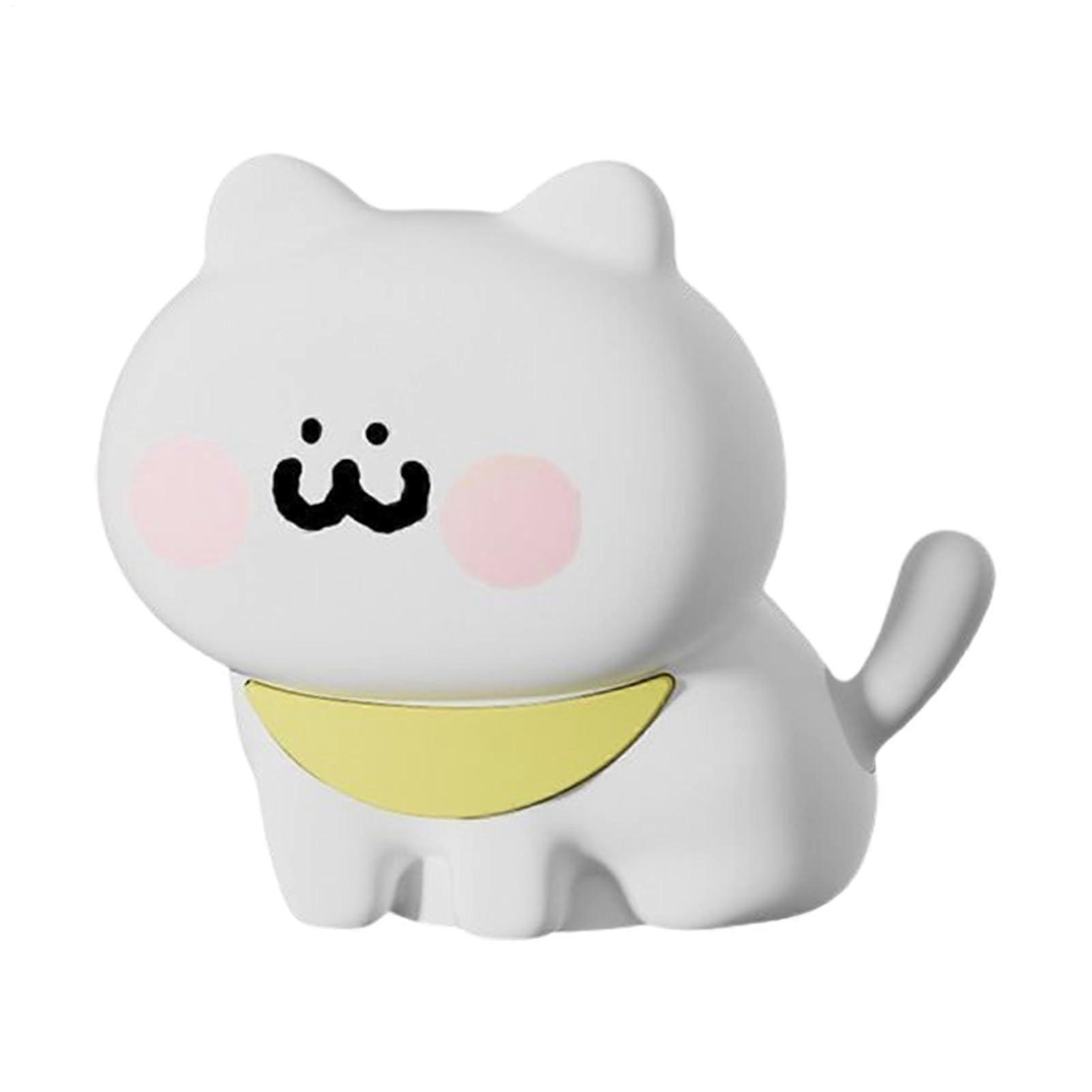 Lamp for Nursery Dimmable Night Light Cat-Shaped Silicone Rechargeable LED Night Light