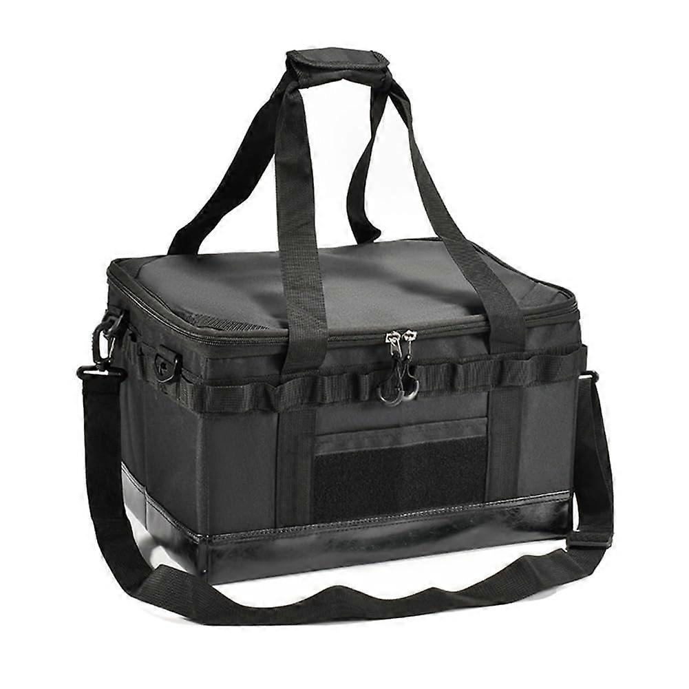 32L Camping Cooking Utensil Organizer Large Capacity Car Trunk Storage Bag For Picnic Tableware