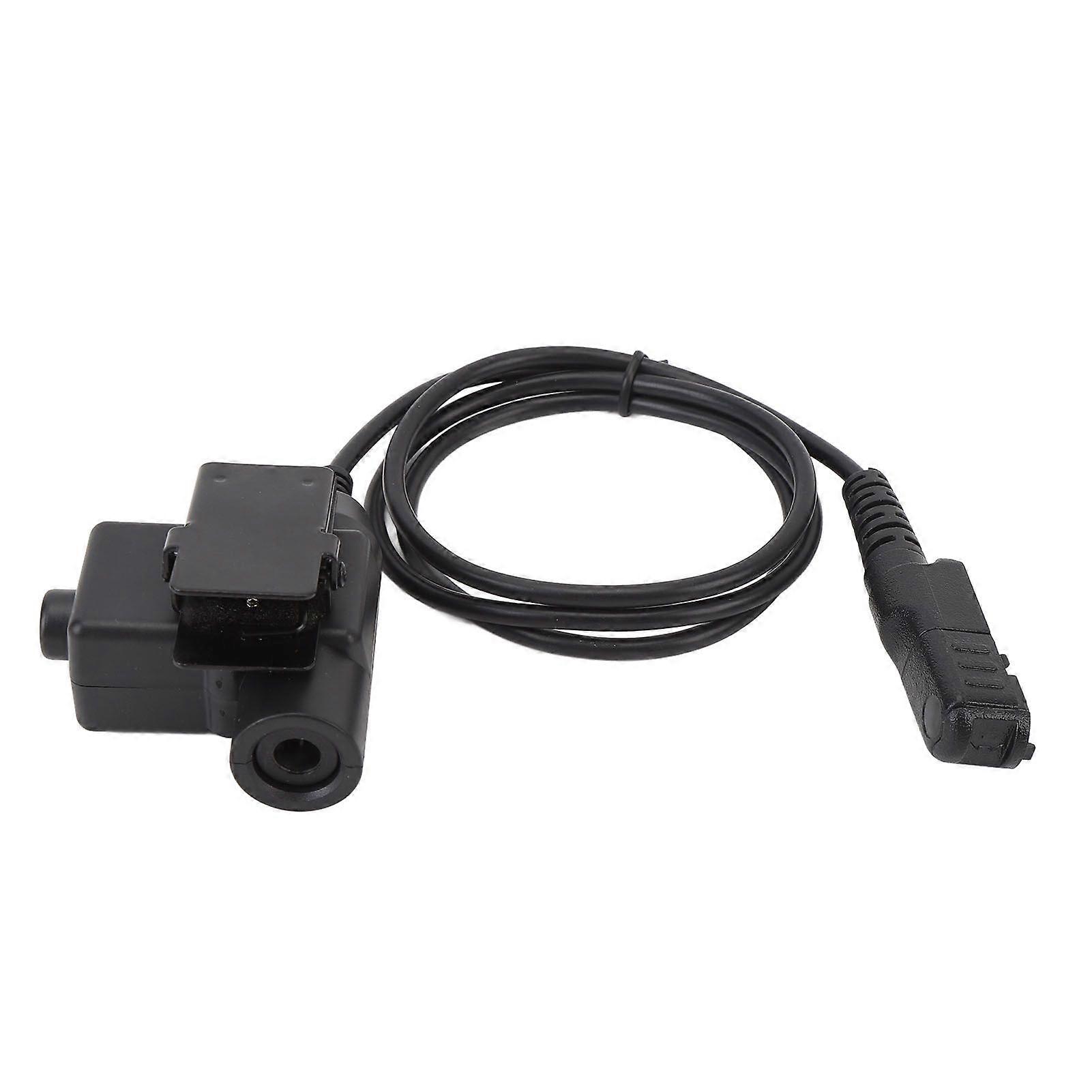 U94 Adapter 6 Pin Plug Crocodile Clip U94 Headset Connector Cable for XPR 3300 3500 P6600 6620