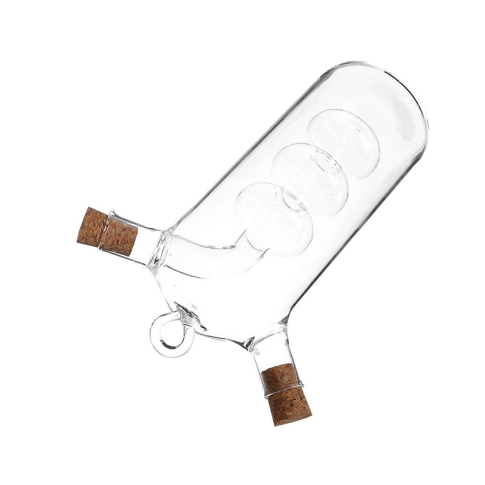 Glass and Wood Cocktail Pitcher for Storage Use 1Pcs
