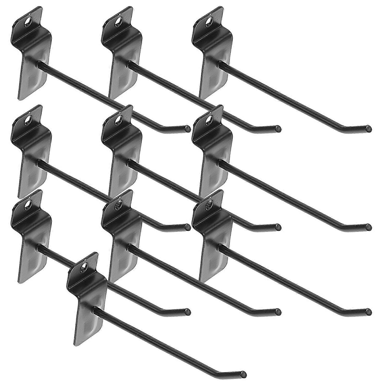 Durable Pegboard Hooks For Displaying Tools And Accessories 10Cm Black Pcs Versatile Storage Solution