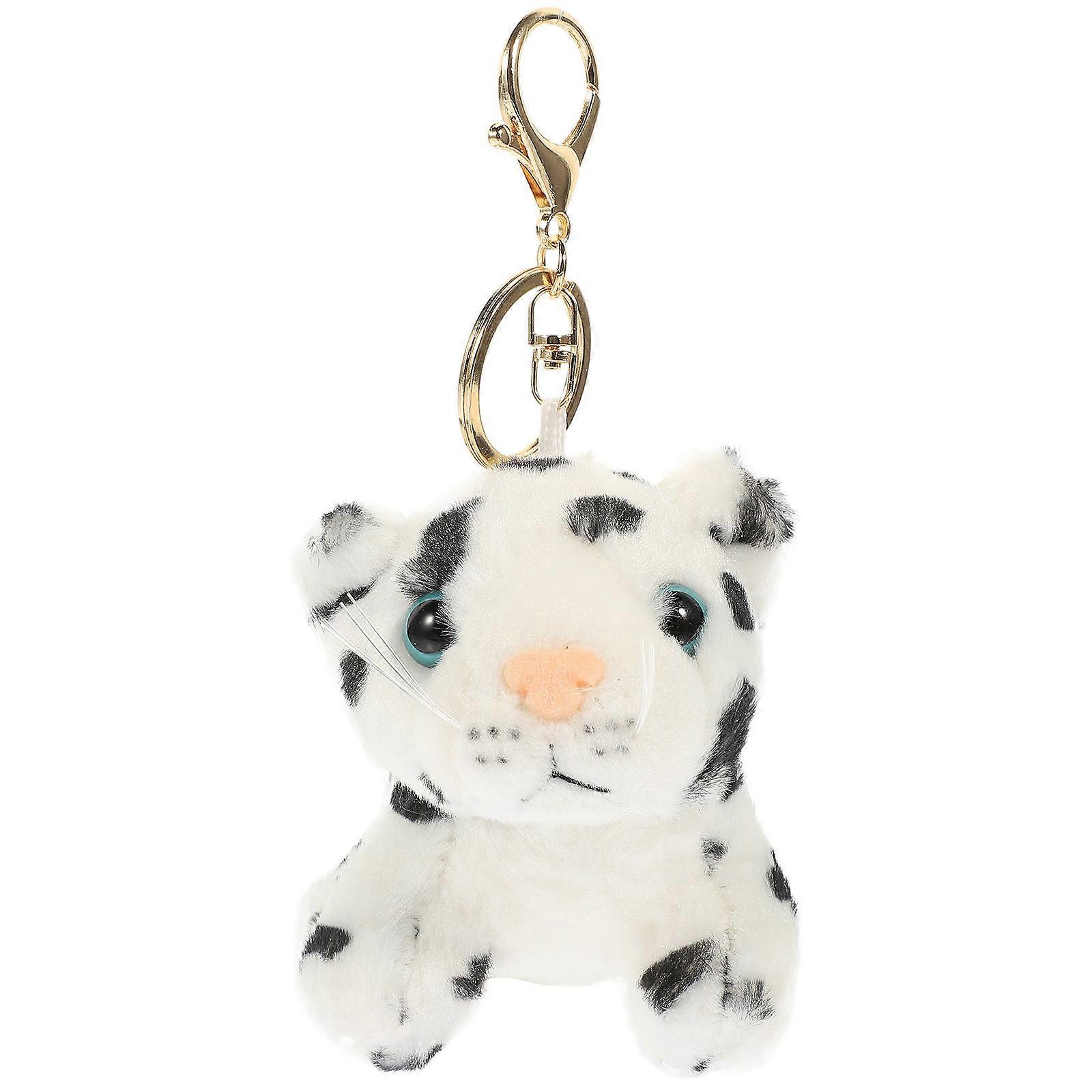 Adorable Plush Pendant Toy for Decoration 5Pcs Animal Plush Keychain Set