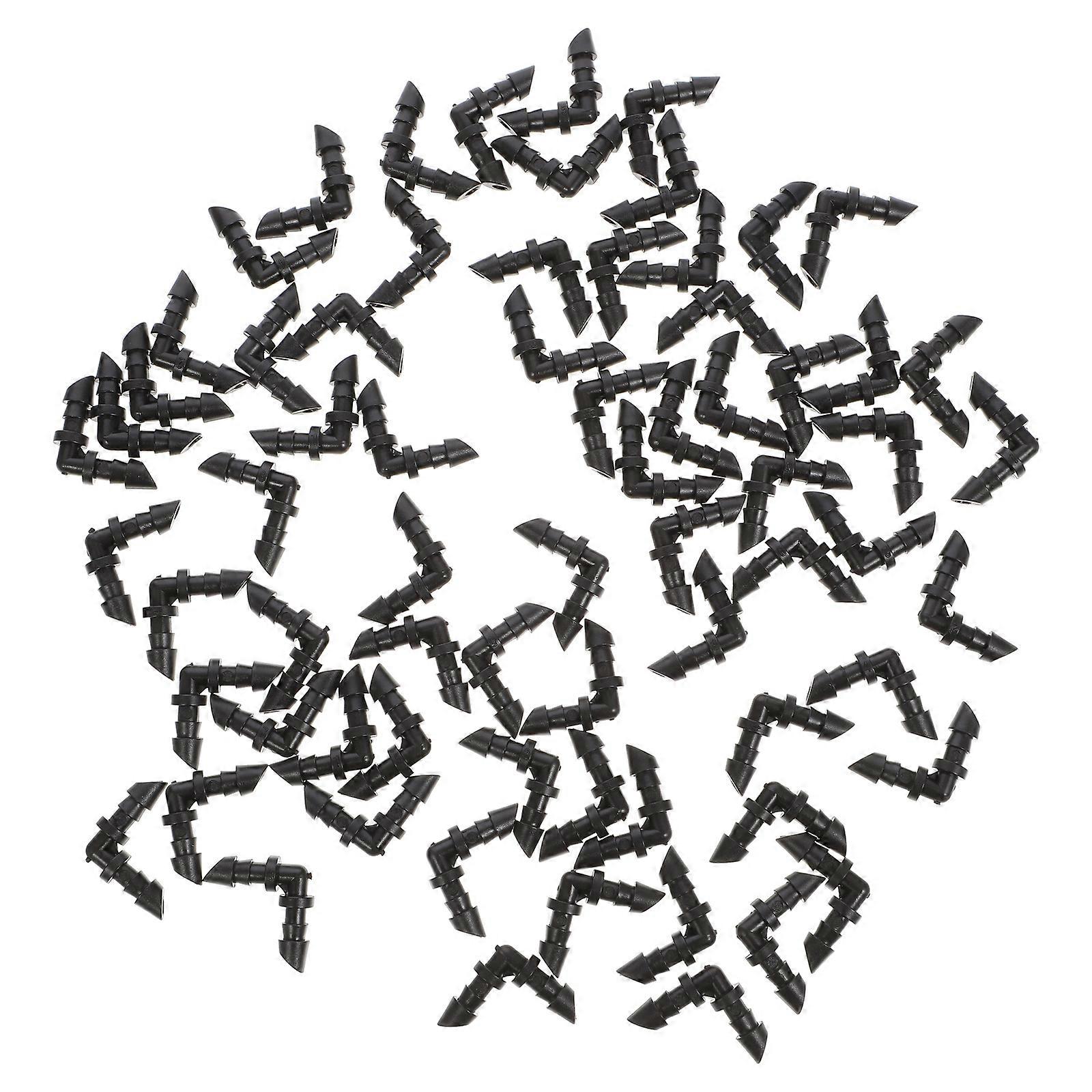 90 Degree Barbed Elbow Plastic Connector for Garden Use 280Pcs