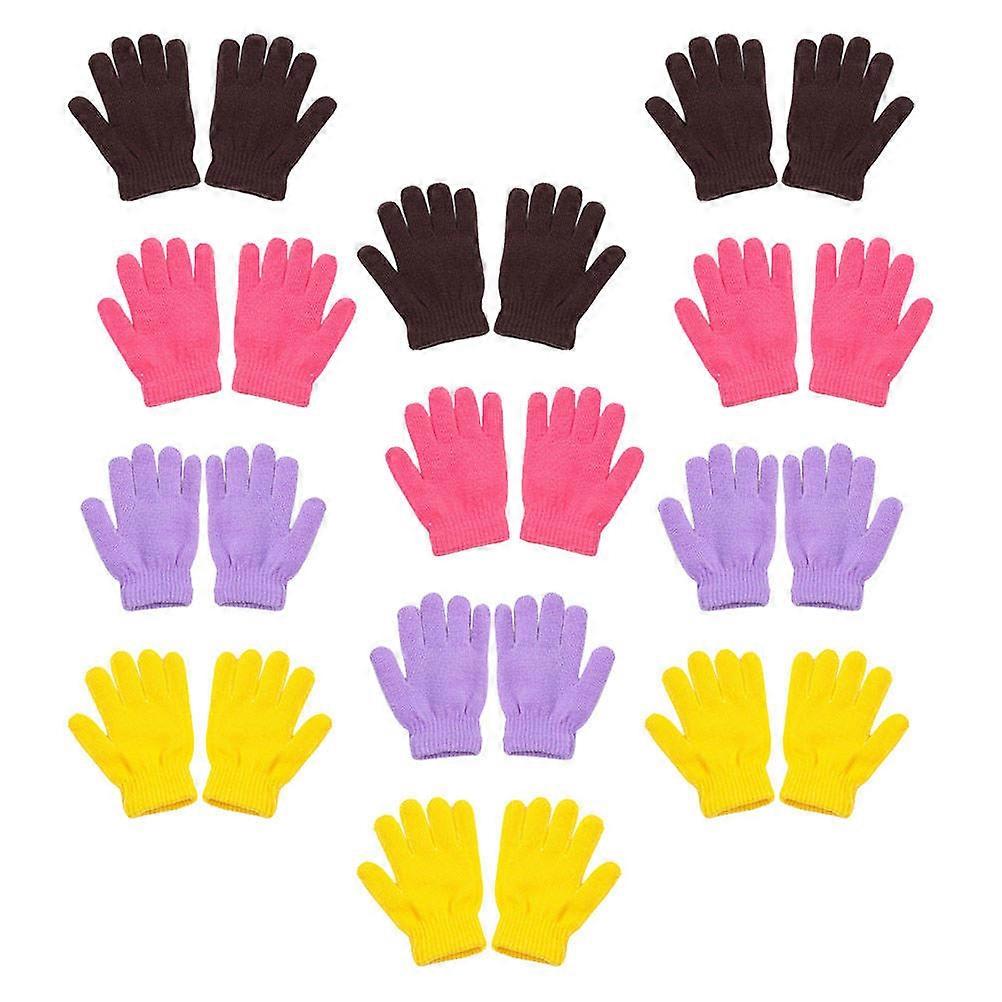 Children Warm Gloves For Winter Outdoor Play In Assorted Color That Keep Warm For 24 Pairs