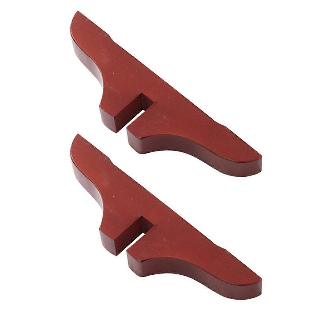 Plastic Screen Base Divider Clamp for Support Use 2Pcs Brown Household Clips