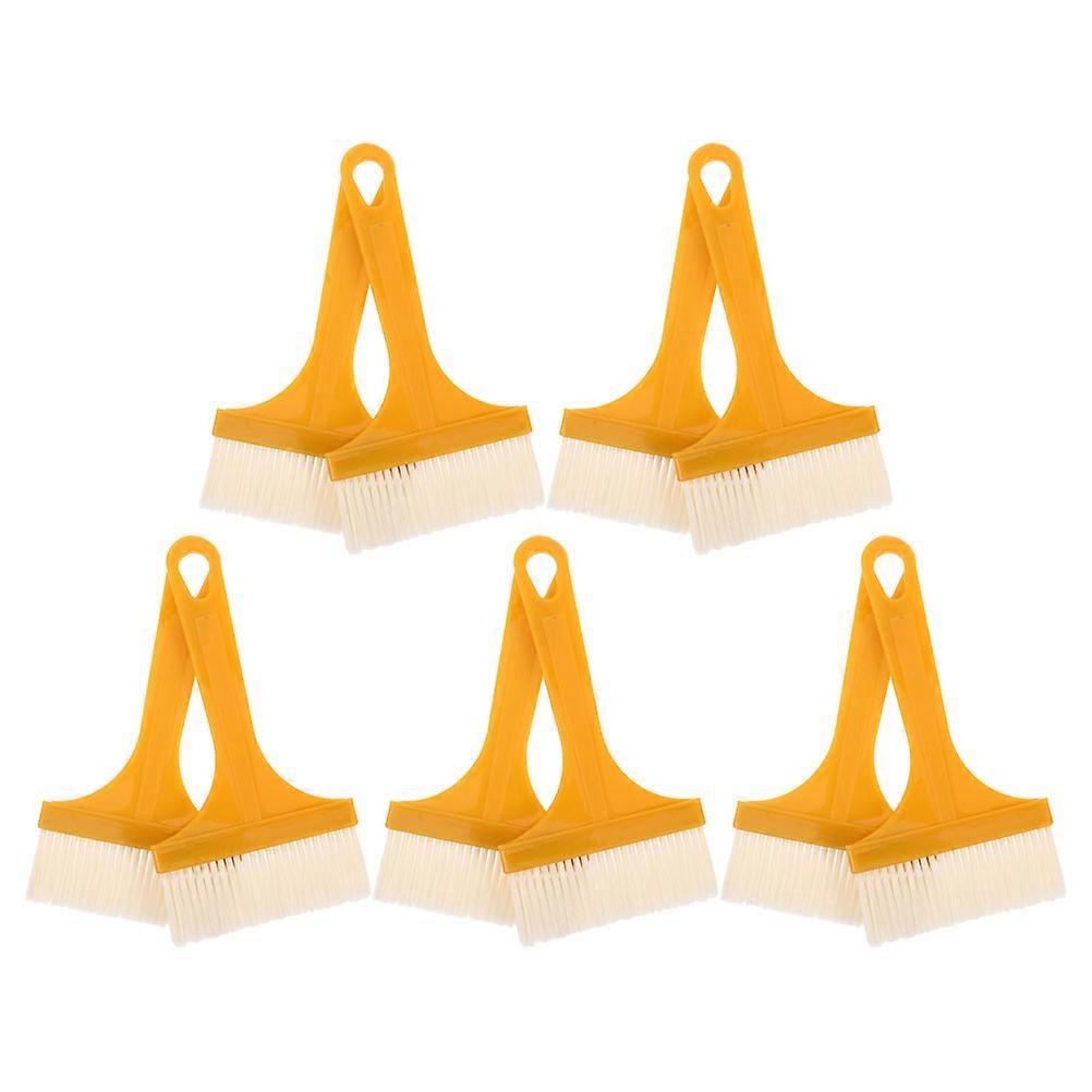 Versatile Kitchen Basting Brush For Baking Cooking And Bbq Events 20 Pcs Yellow Plastic