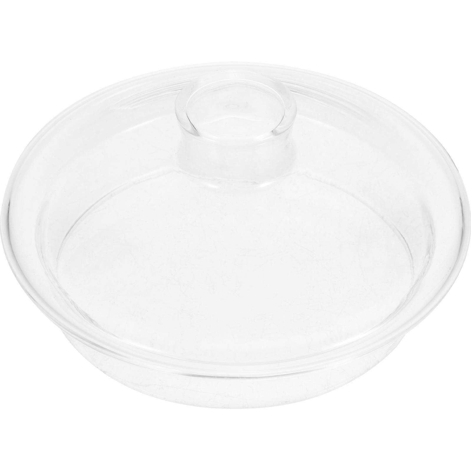 Teapot Lid Replacement Suitable For Party And Family Use 9.8X9.8X5CM Transparent Glass Easy To Use 2Pcs