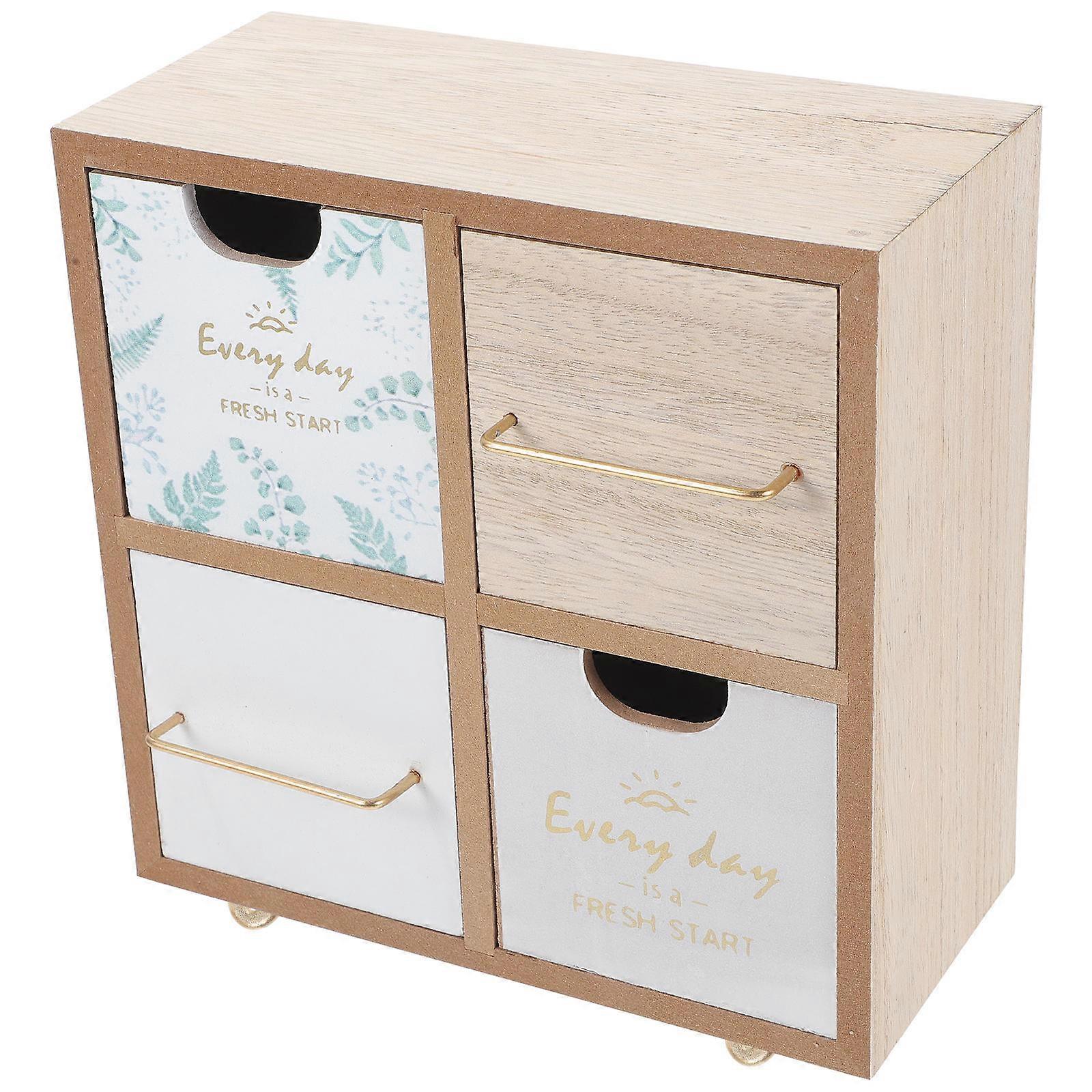 Mini Drawer Organizer With Fine Workmanship For Bedroom Cosmetics 24x20cm 1Pack