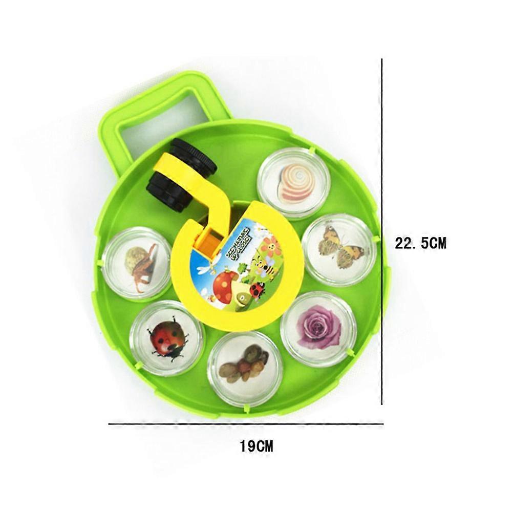 Handheld Portable Kids Microscope Educational Accessory Learning Activities Assorted Color Observation 1Pcs
