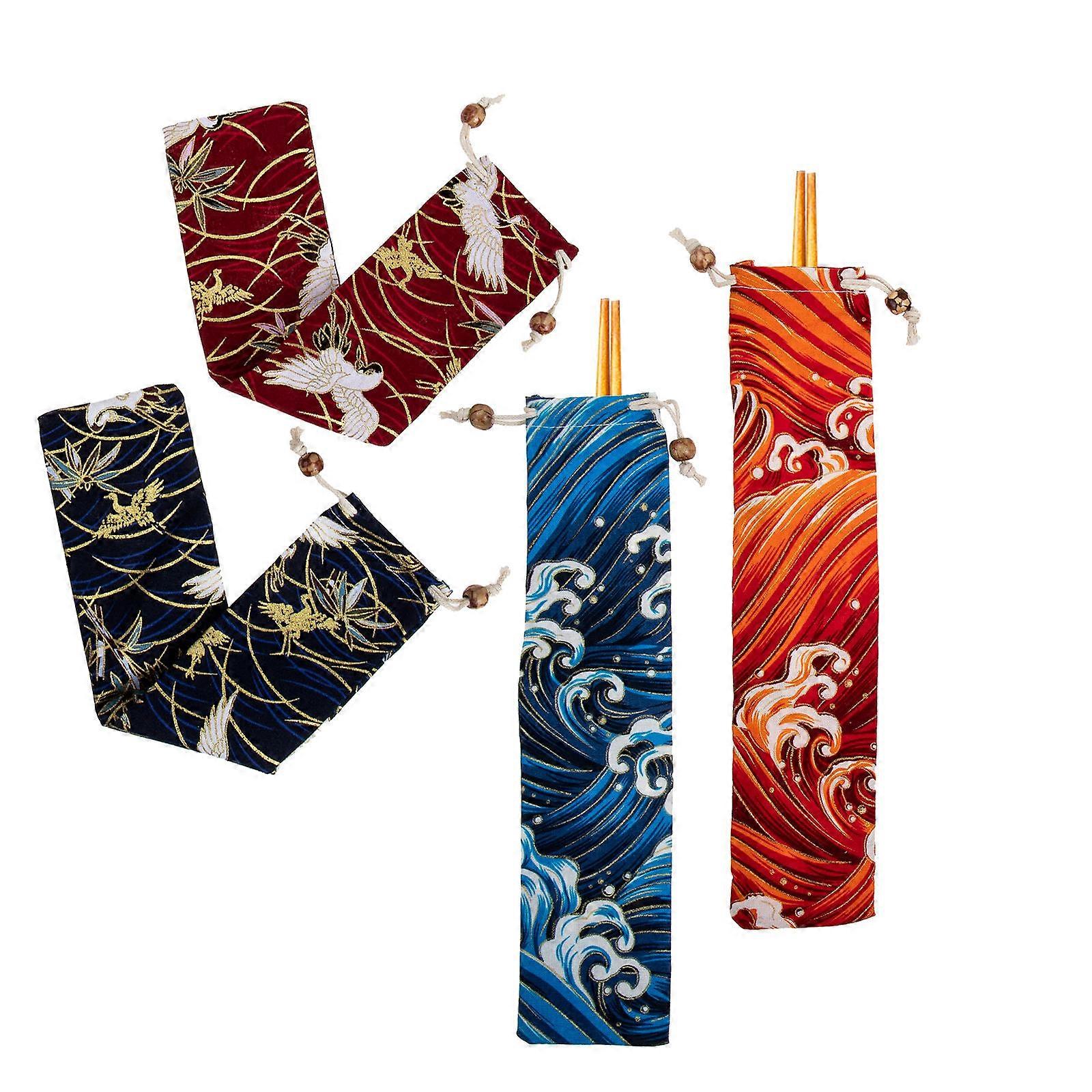 Assorted Color Comb Storage Bags for Storage Use 8Pcs Japanese