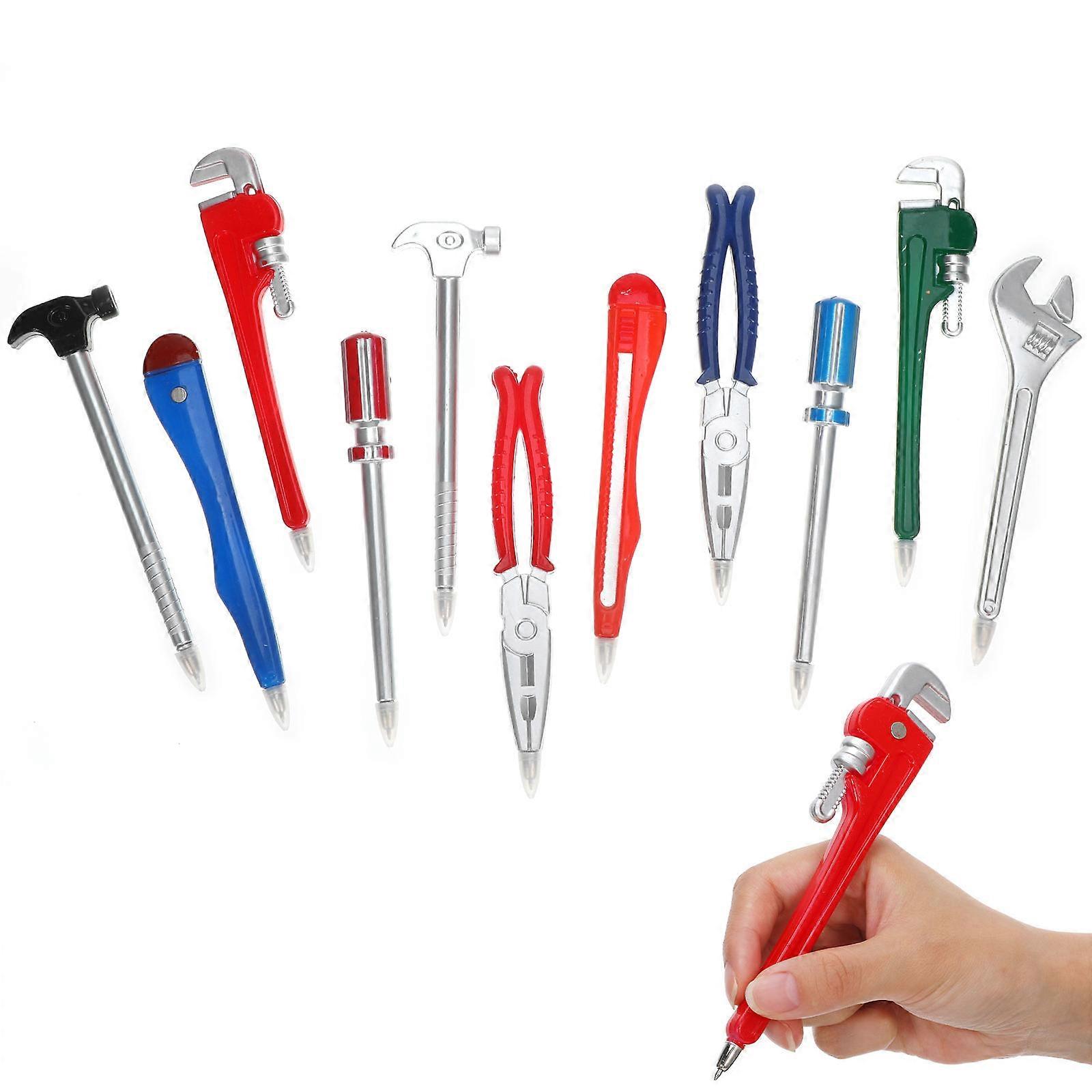 Assorted Color Ballpoint Pens Novelty Tool Pens Made for 55Pcs Office Use
