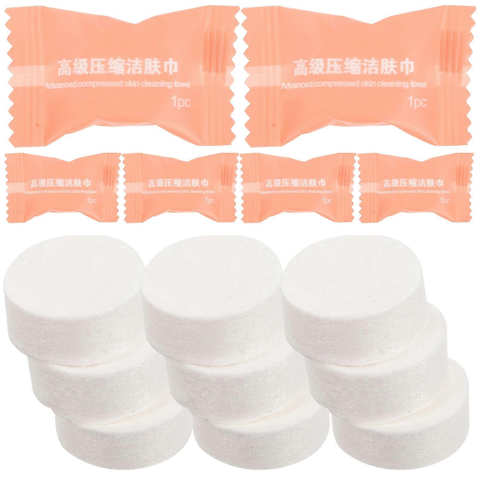 Compressed Towel Multi-Function Compressed Washcloth Tablets for Daily Use 50Pcs
