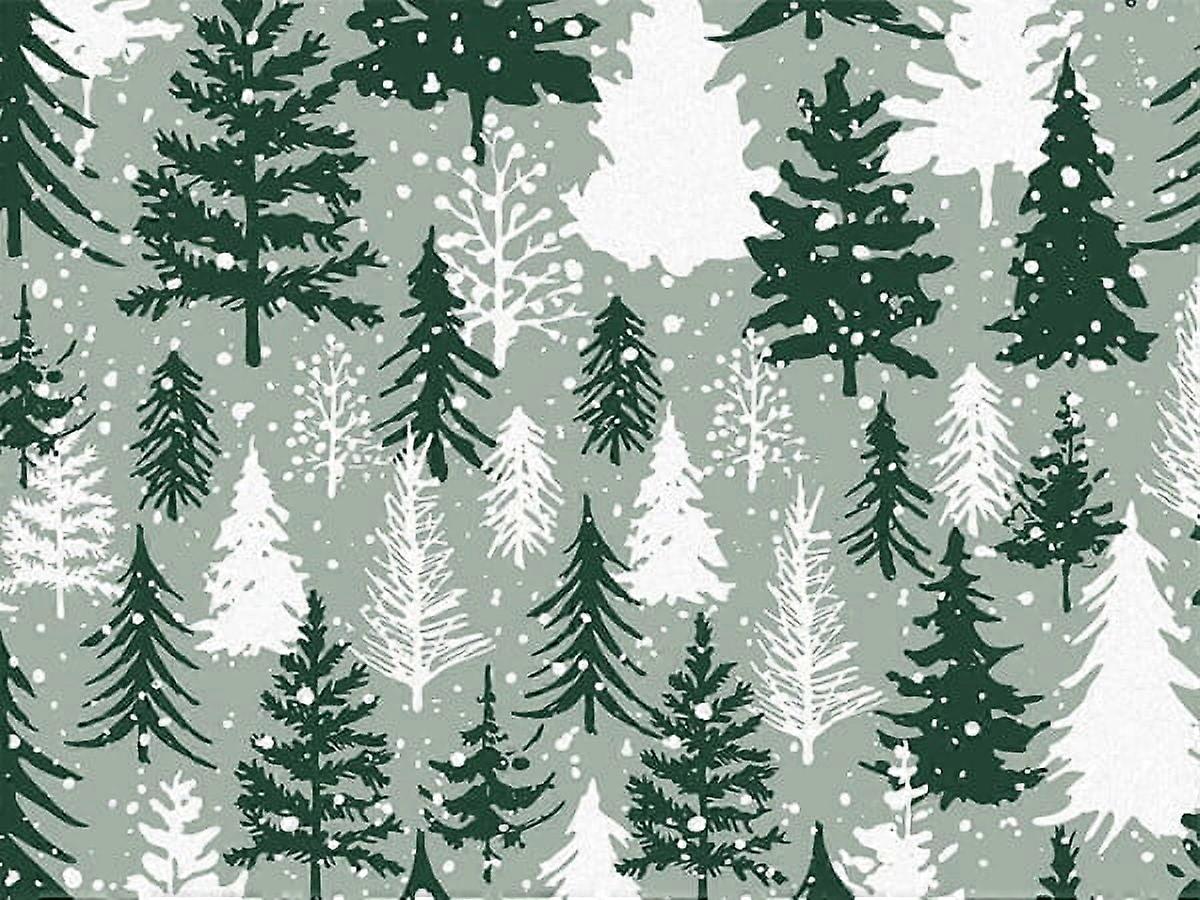 12 Sheets, Snowy Pines Tissue Paper 20x30" for Celebration, Holiday, Party, Birthday and Events, Made in Usa