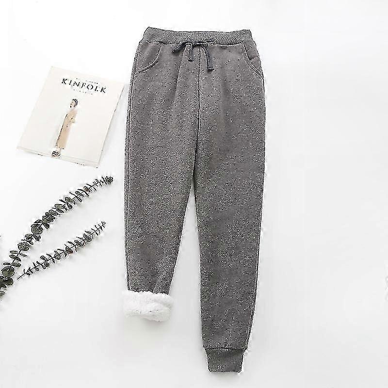 Women's Winter Fleece Joggers with Sherpa Lining - Athletic Sweatpants for Warmth and Comfort