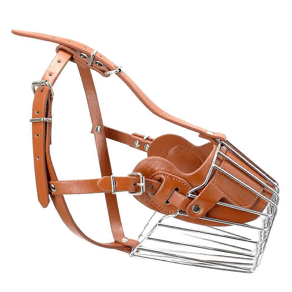 Aggressive Wire Basket Dog Muzzle Large Breeds German Shepherd Anti-bark Muzzle