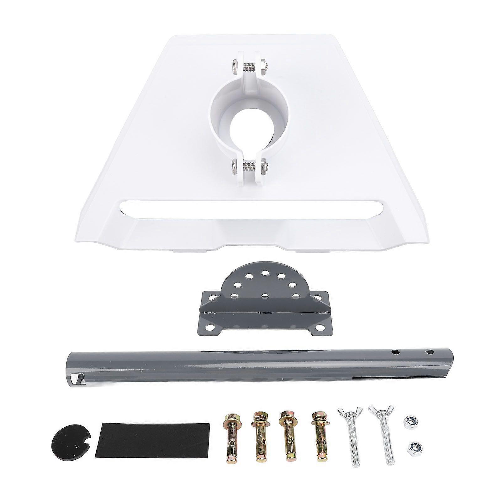 Roof Mounting Kit For Gen 3 Heavy Duty Satellite Internet Pivot Roof Mount for RV Yacht Campers White