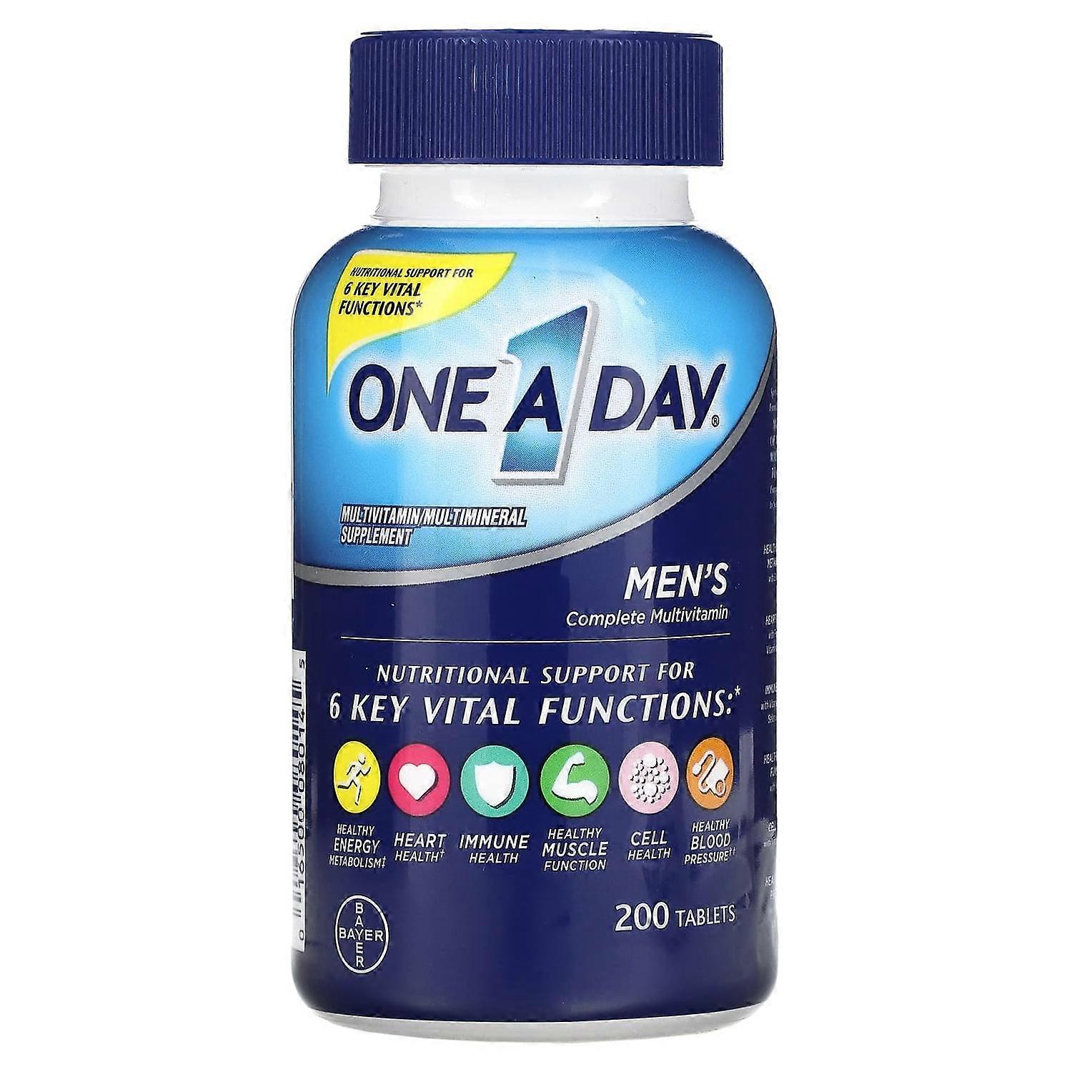 One-A-Day, Men's Complete Multivitamin, 200 Tablets