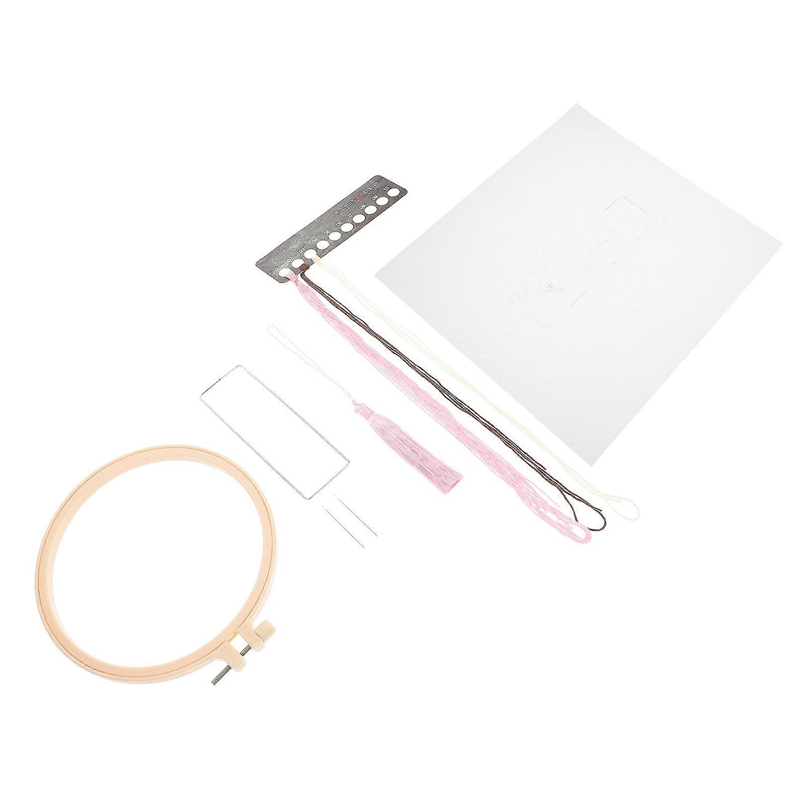 Plum Embroidery Kit for DIY Use 1Set Bookmarks Cross-Stitch Materials and Needlework