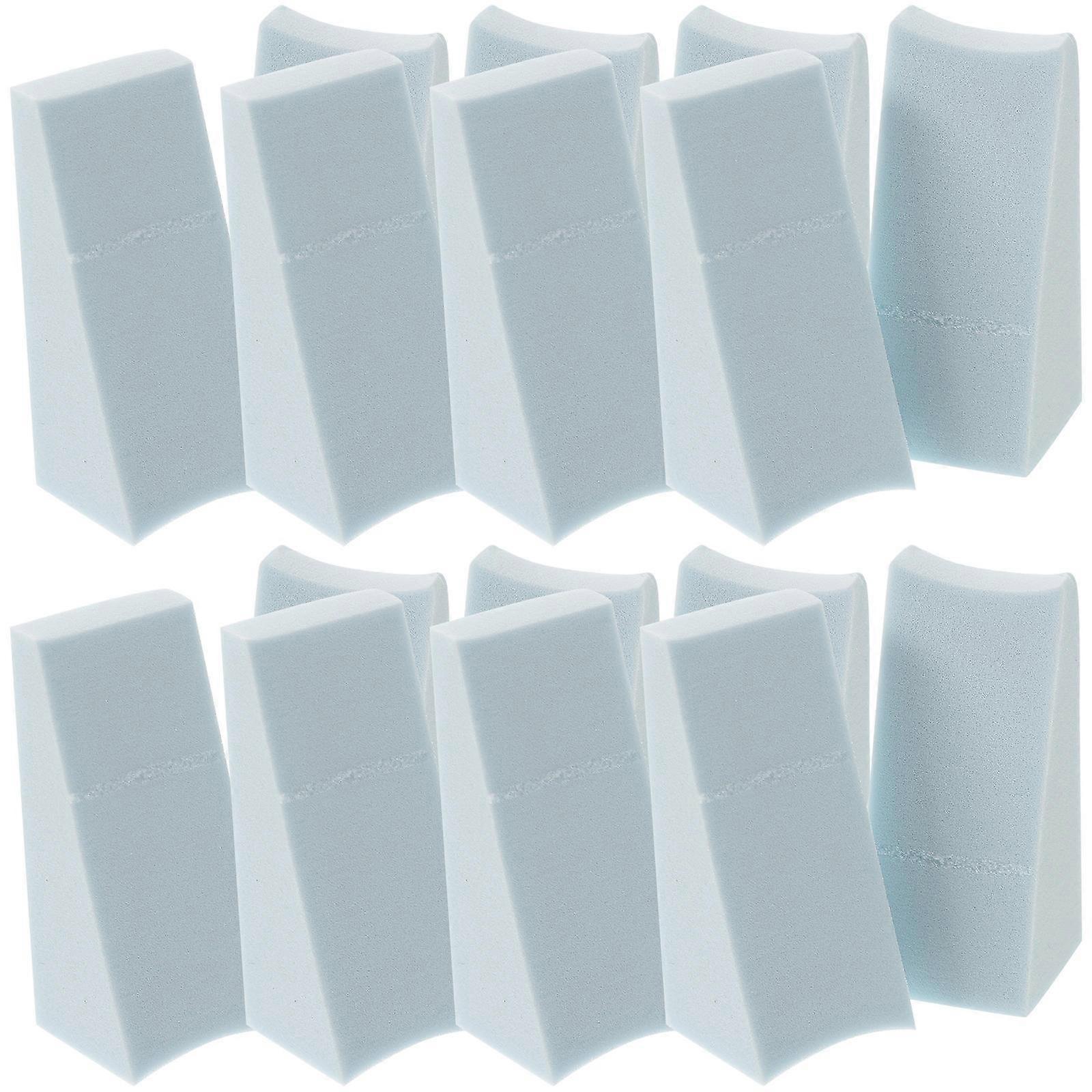 Blue Nail Art Sponge for Gradient Manicure Use 120Pcs Applicator