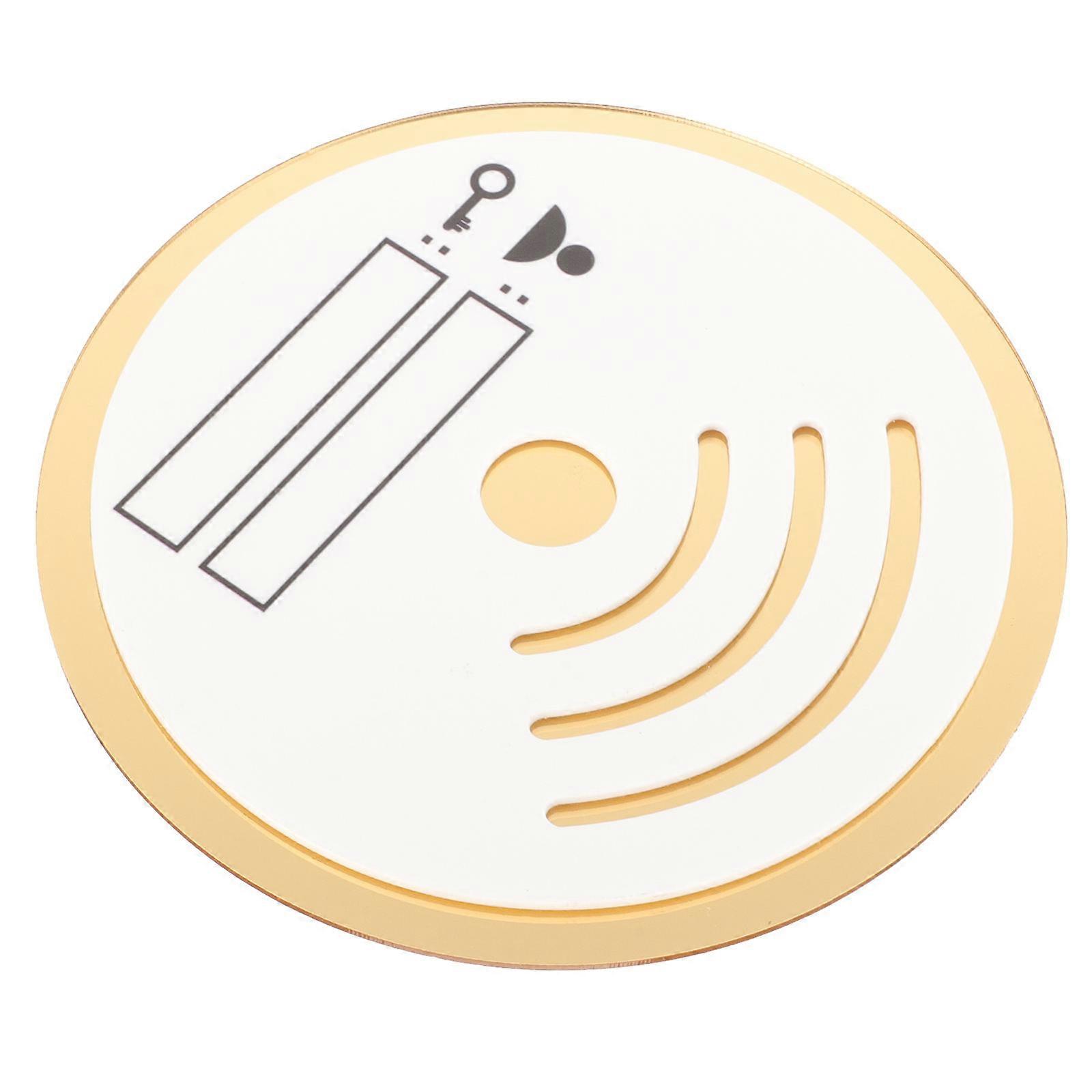 WiFi Password Sign Acrylic WiFi Sign for Account and Password Rewritable