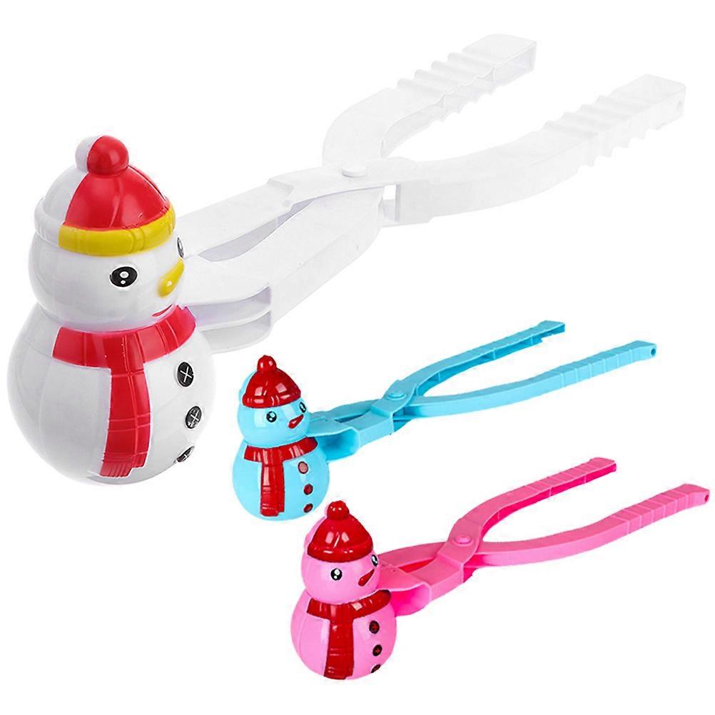 Winter Toys 3Pcs Plastic Multi Colored Clamps for Versatile Outdoor Play