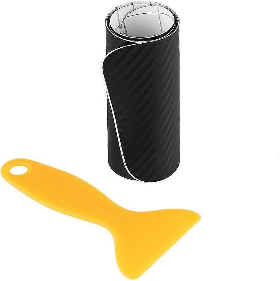 Rear Bumper Protector Strip Self Adhesive Sticker Car Bumper Guard Scratch Resistant Door Sills Cover With Scraper