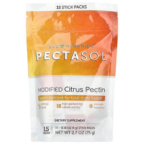Econugenics, PectasolÃÂÃÂ®, Modified Citrus Pectin, 15 Stick Packs, 0.18 oz (5 g) Each