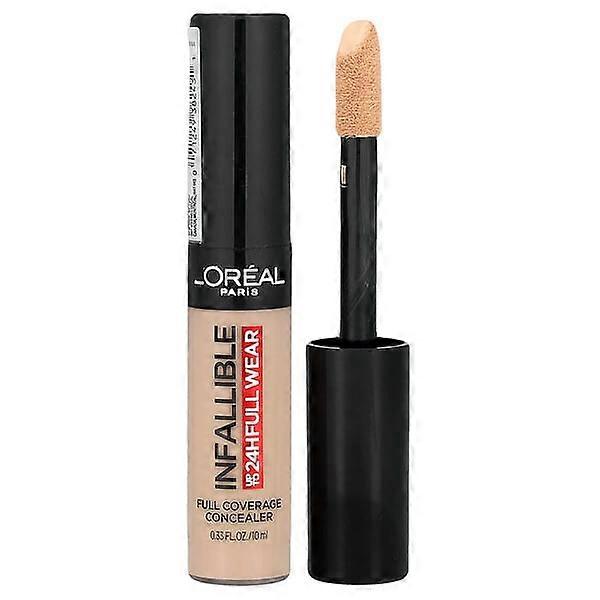 L'Oréal, Infallible, Full Coverage Concealer, 345 Oatmeal, 0.33 fl oz (10 ml)