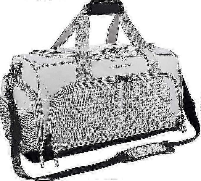 Ultimate Gym Bag 2.0: The Durable Crowdsource Designed Duffel Bag with 10 Optimal Compartments Including Water Resistant Pouch-Good 25-26