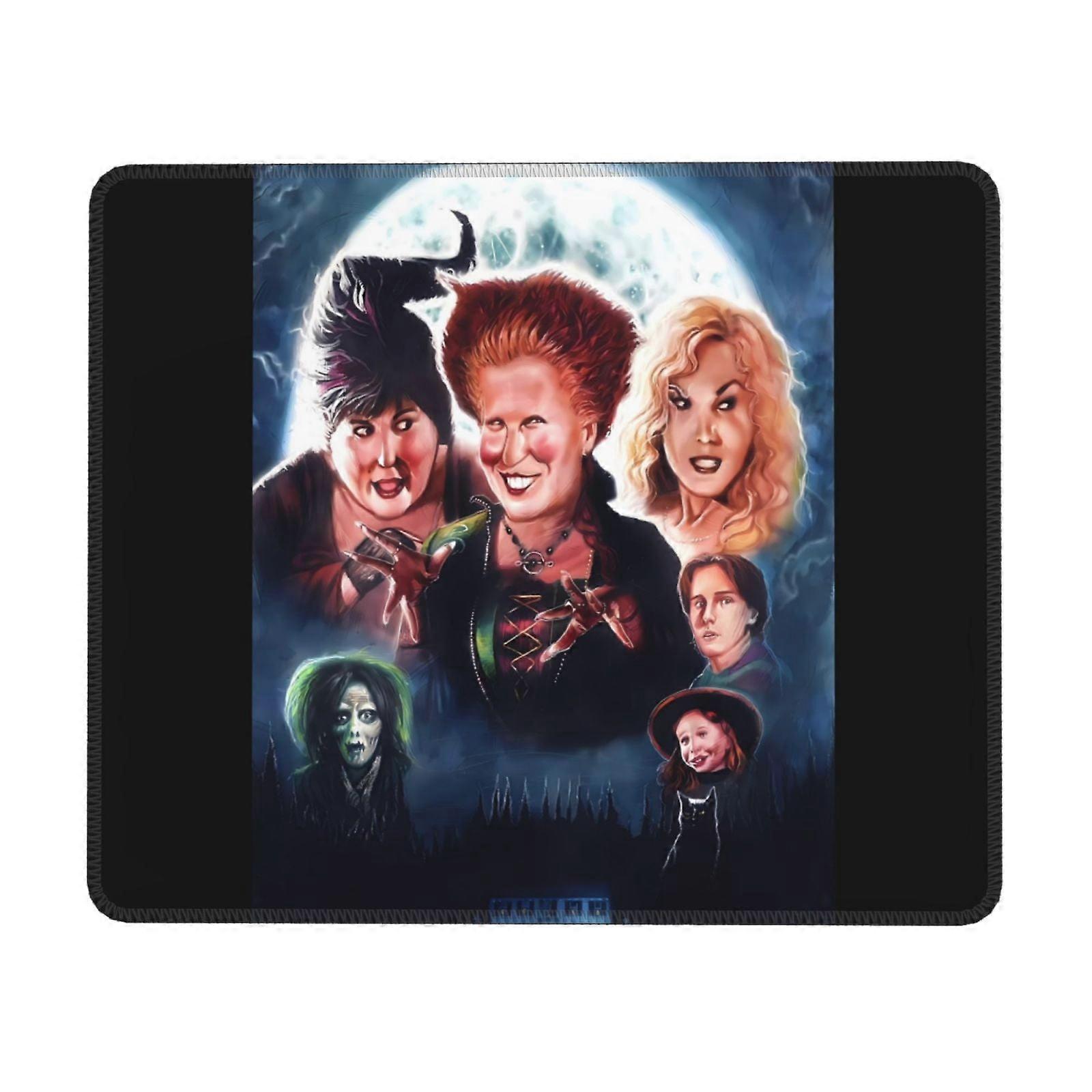 Hocus Pocus Mauspad mit Gummi-Lock-Rand, Schreibtischunterlage fürs Büro, Schreibunterlage, Multi-Code-Gamepad, Mauspads für Computer, Laptop, Mauspad