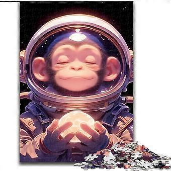Puzzle per adolescenti Astronauta Scimmia Puzzle, Interessante riduzione dello stress Interazione genitore-figlio - PT 2346