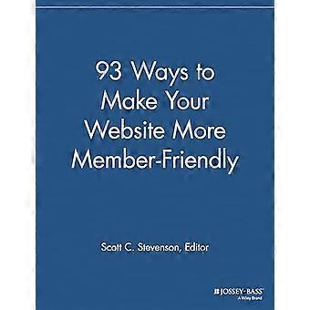 93 Ways to Make Your Website More Member Friendly