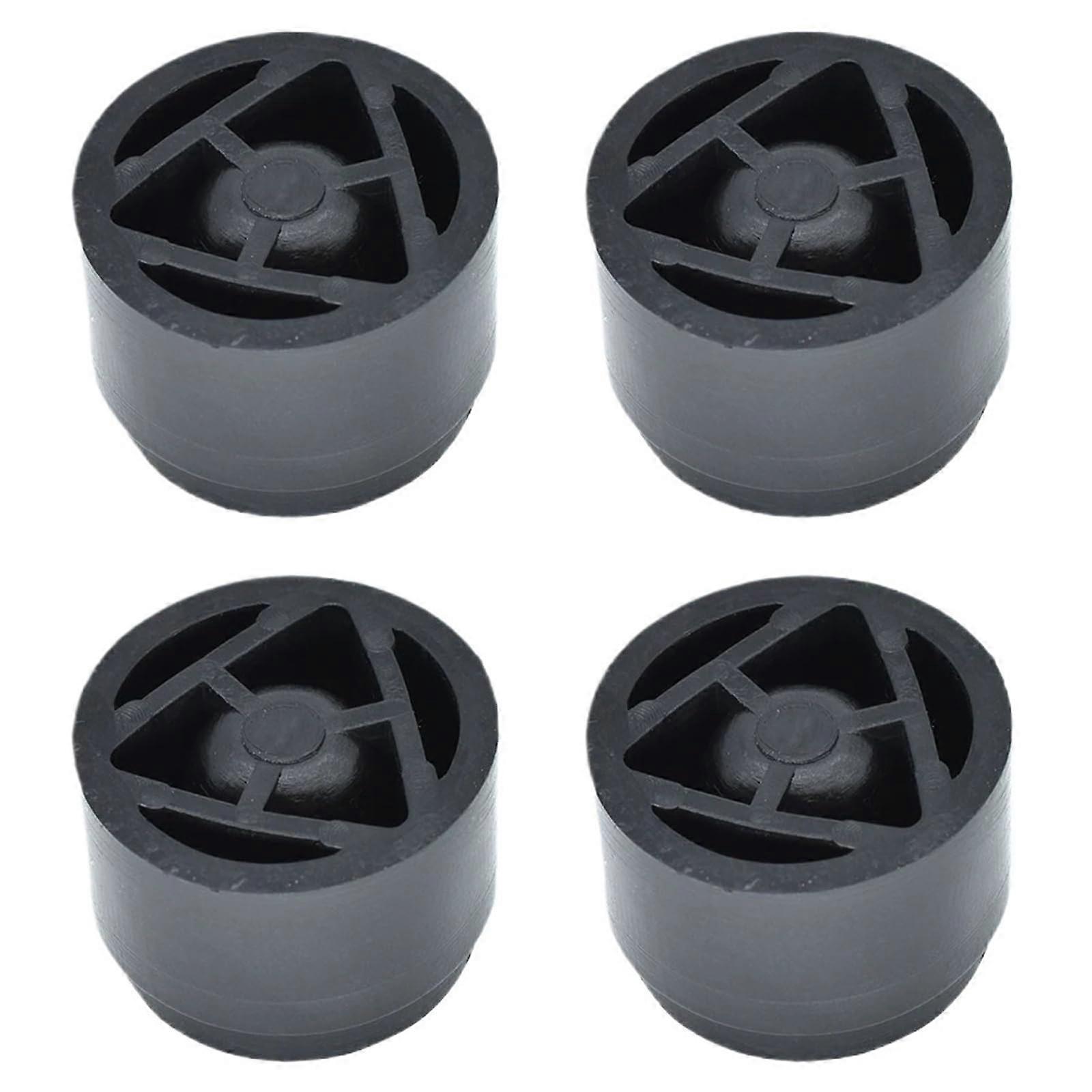 Engine Rubber Mounting Bush 4Piece Set Compatible With Under Guard Plate Clip Grommet Support Bungs Black