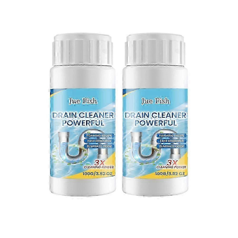 1-3X Kitchen Sewer Clean Drain Cleaning Liquid - Deodorant Clog Remover Powder for Pipeline Blockage Prevention & Toilet Dredging