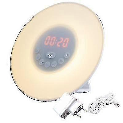 Wake-up Light Alarm Hf3505/01 Clock With Sunrise Simulation - 2 Natural Sounds And Radio