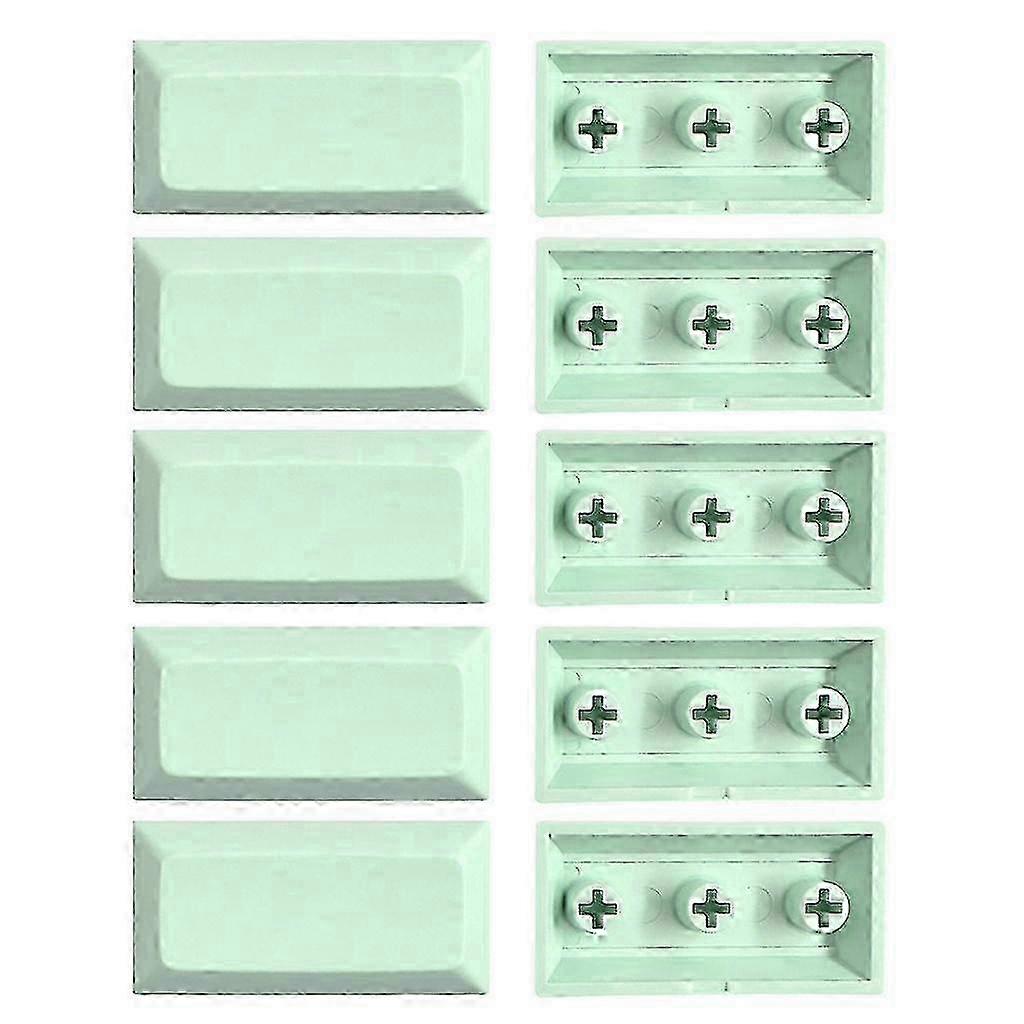 PBT DSA Keycaps Upgraded 2U Height for Gaming Mechanical Keyboard 10PCS 2U Blanks Keycaps Multi Color