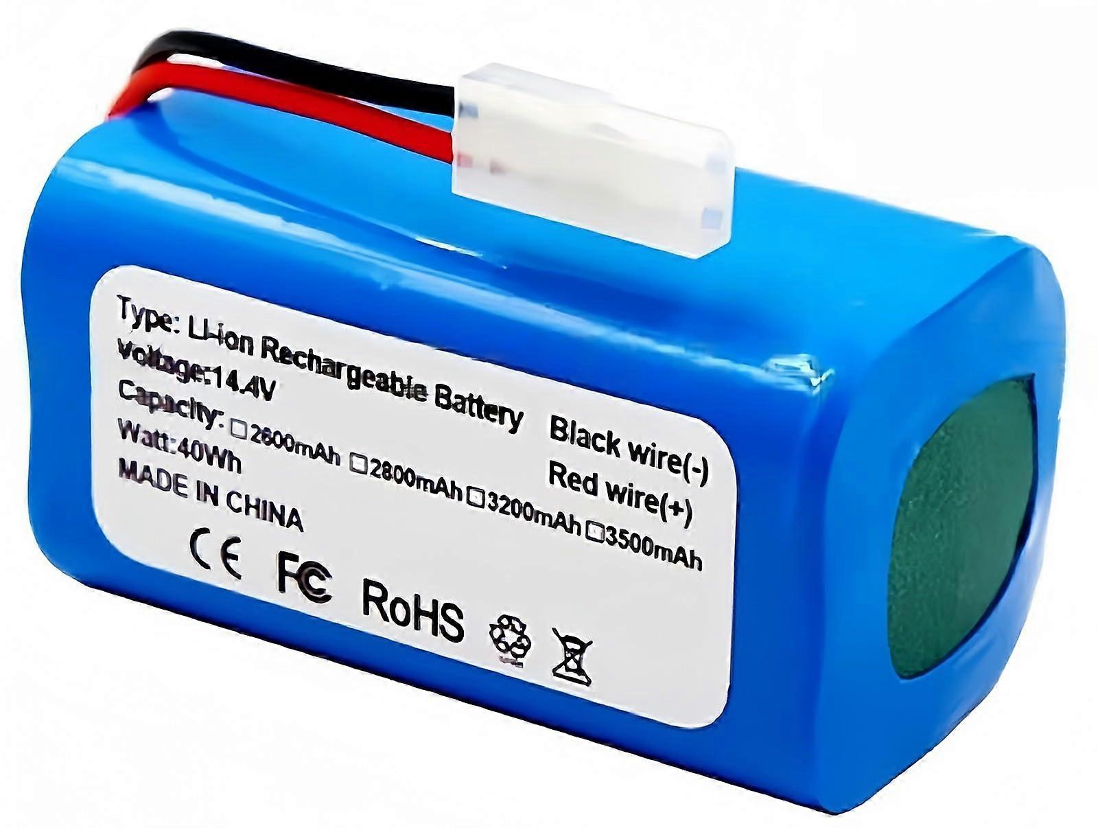 Lithium Battery Pack 14.4V 3000mAh Rechargeable LiIon Battery For Robot Vacuum Sweeping Robots