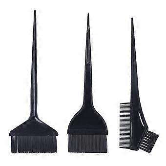 3pcs Hair Dye Color Brush Professional Salon Hair Coloring Brush Hair Coloring Comb Brush