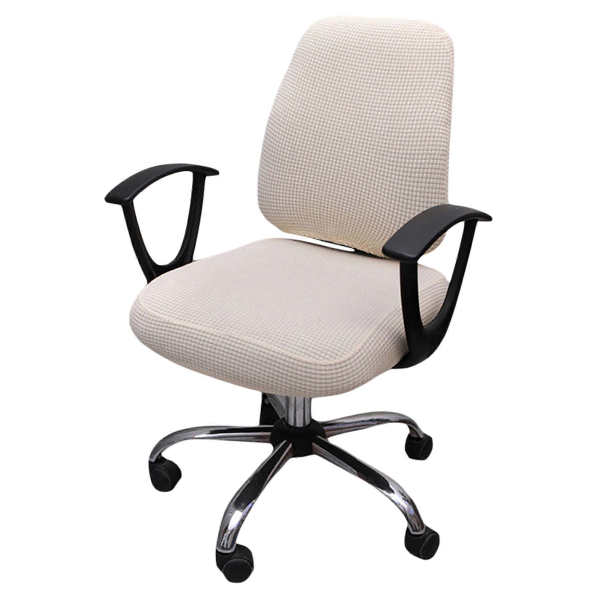 Office Chair Cover Water Resistant Stretch Elastic Slipcover Protective Elastic Universal for Desk Computer Rotating Chair