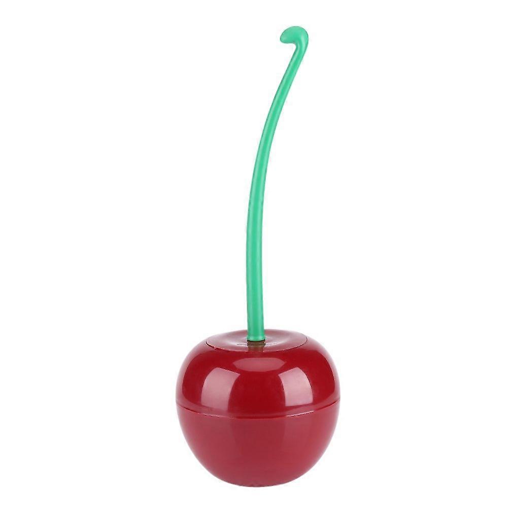 Cherry Shape Toilet Brush with Stiff Bristles for Deep Cleaning, Bathroom Use, ABS PP Material