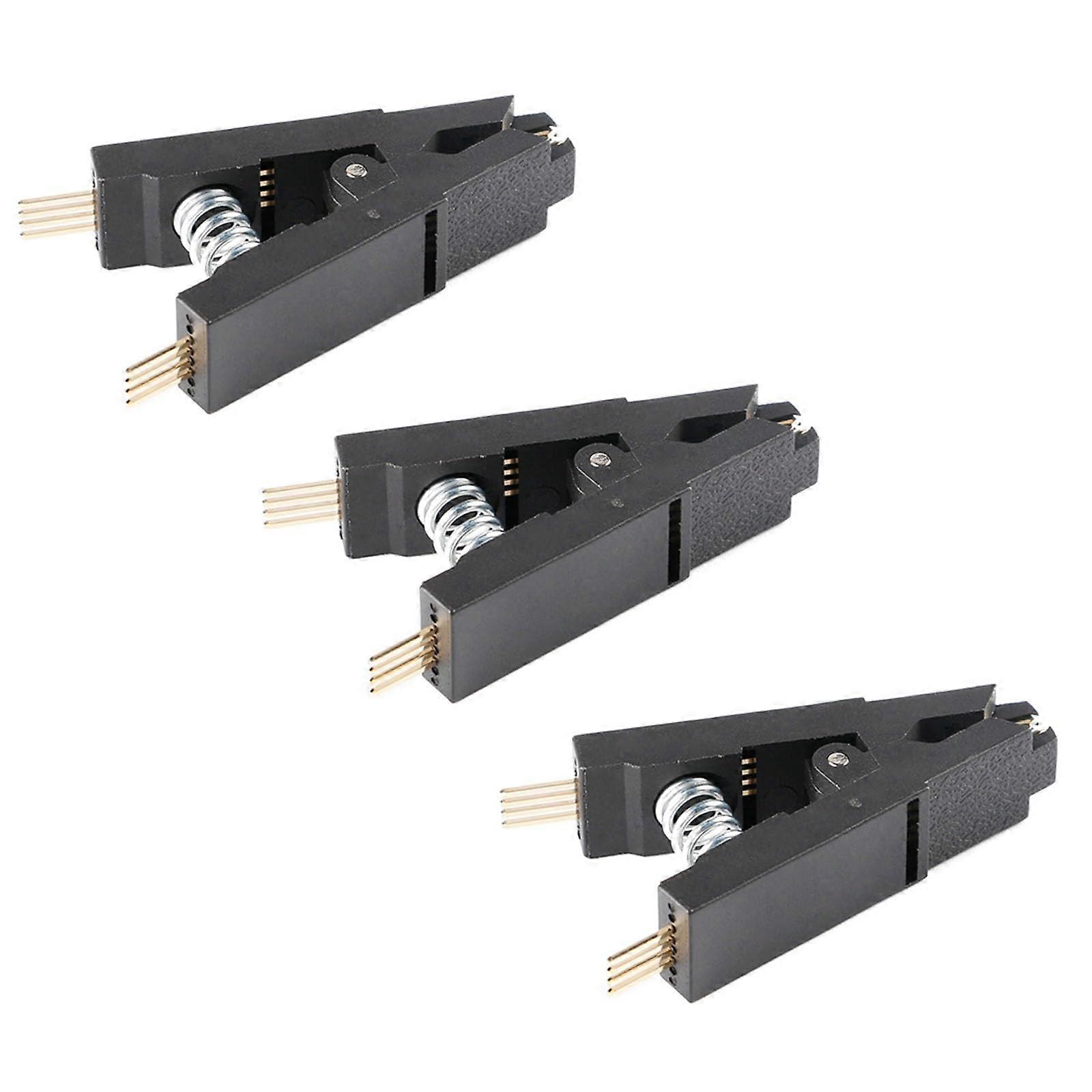 3Pcs SOIC8 SOP8 Chip Test Clip Set for Flash Memory Programming Wide Narrow Body