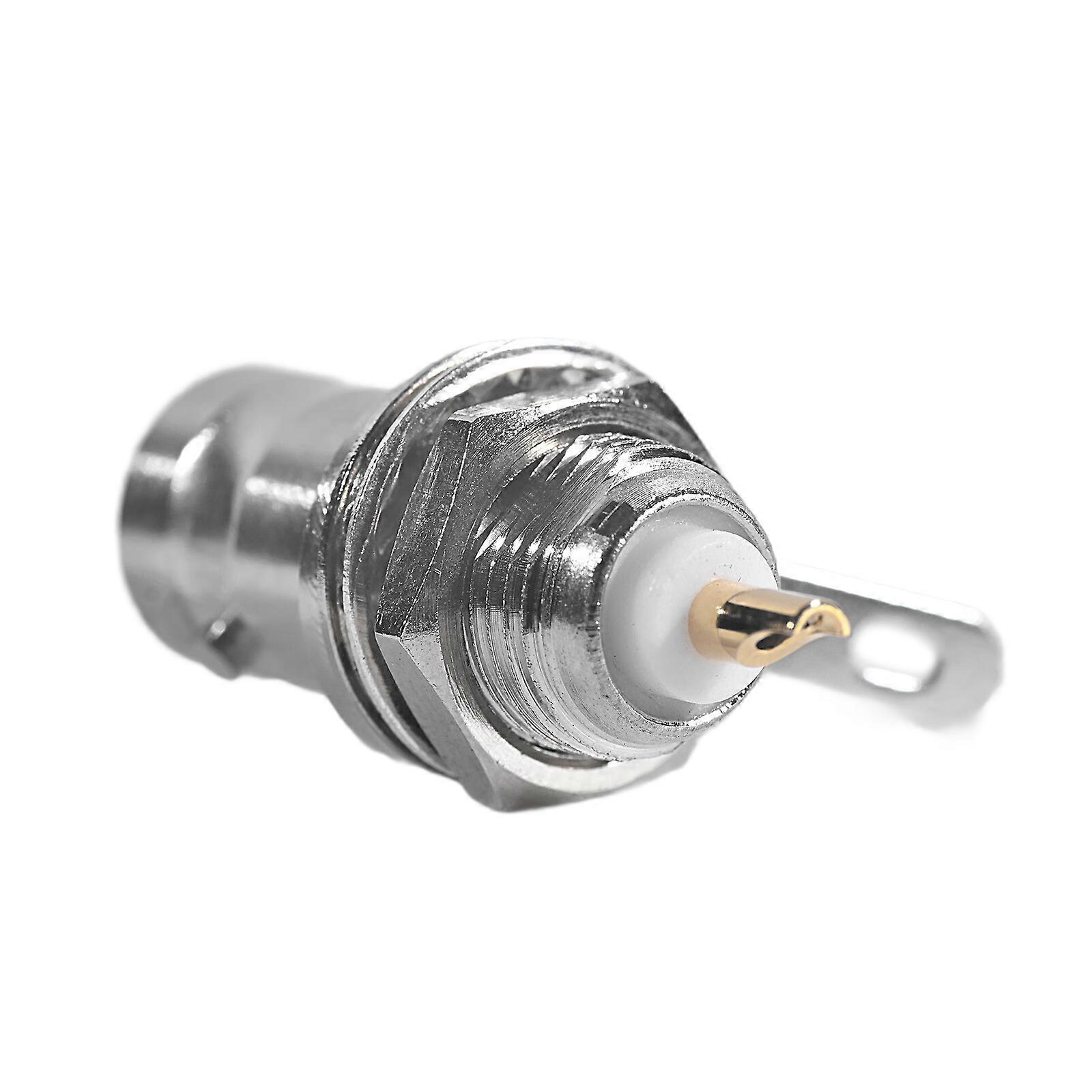 Copper BNC 50KY 12.5 Adapter for Signal Transfer Universal Bnc Connectors Video Monitoring Lock Box Panel Connectors Multicolor